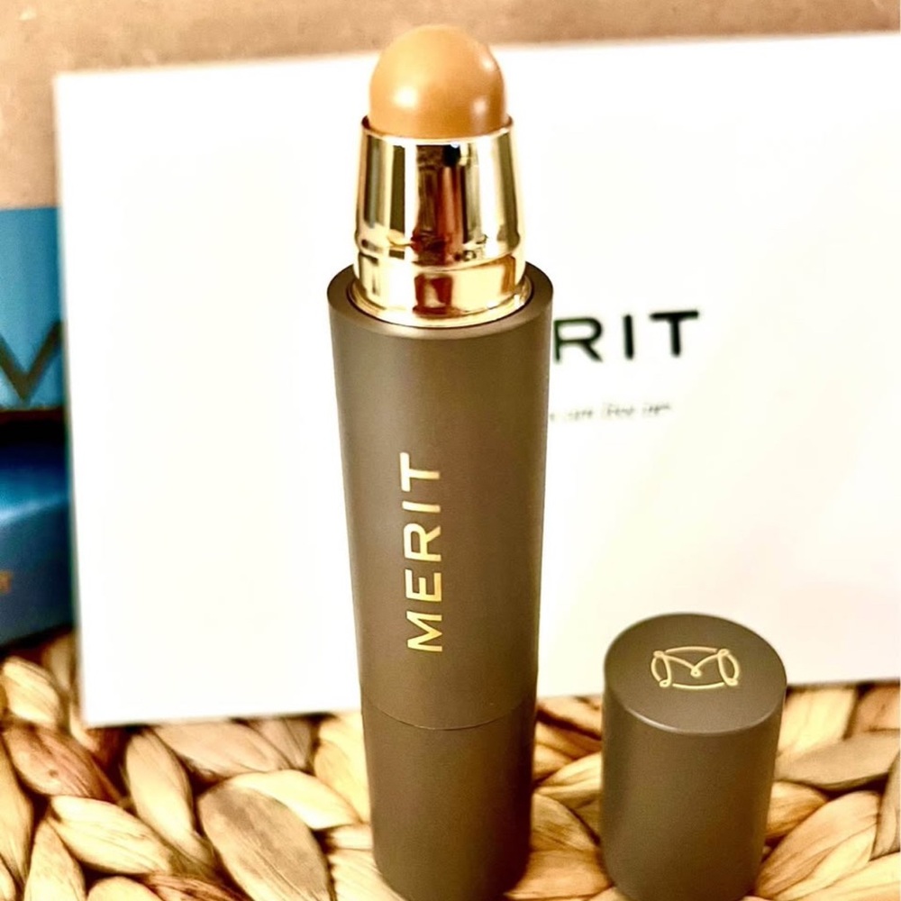 Merit The Minimalist Complexion Stick in “Burlwood”  - NEW